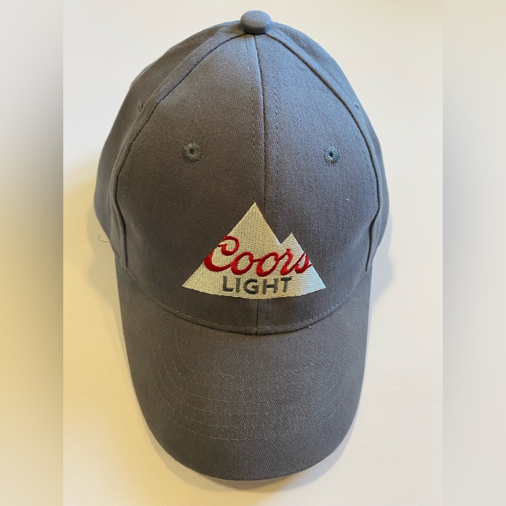 Coors Light snap back grey hat